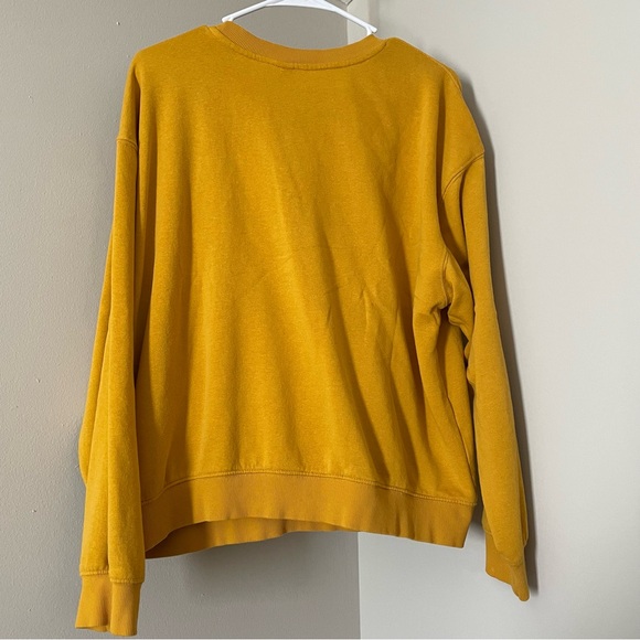 New Jersey Athletic Dept Women’s Yellow Crew Neck DIVIDED H&M Size Medium - Picture 4 of 4
